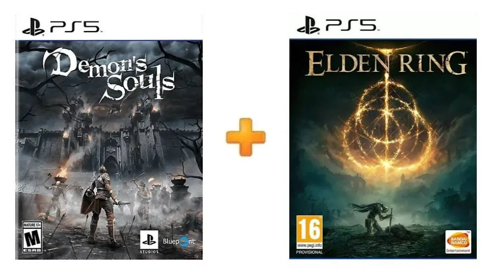 ИгроПак для PS5: Demon's Souls + Elden Ring