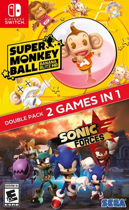 Игра Sonic Forces + Super Monkey Ball: Banana Blitz HD Double Pack (Nintendo Switch)