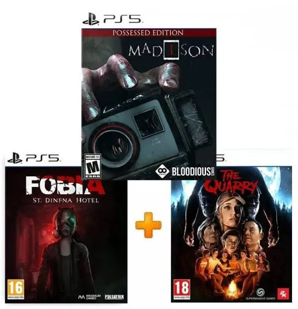 ИгроПак для PS5: FOBIA: St. Dinfna Hotel + MADiSON + The Quarry