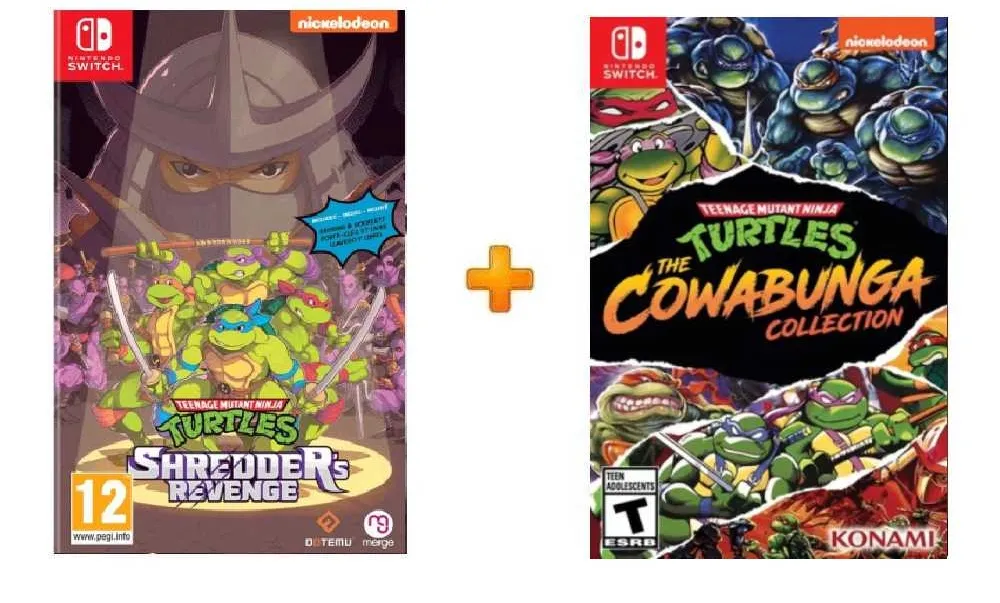 ИгроПак для Nintendo Switch: Teenage Mutant Ninja Turtles: The Cowabunga Collection + Teenage Mutant Ninja Turtles: Shredder's Revenge