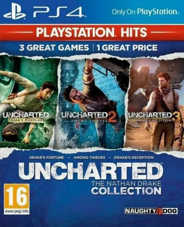 Игра Uncharted: The Nathan Drake Collection (PS4, русская версия)