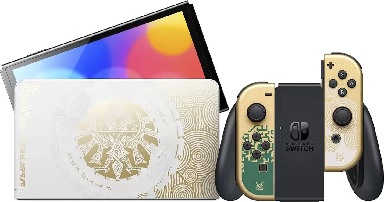 Игровая приставка Nintendo Switch OLED 64 GB Zelda: Tears of the Kingdom Edition (JP)