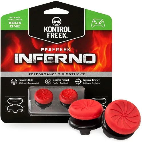 Накладки на стики KontrolFreek FPS Freek Inferno для геймпада Microsoft XBOX One/Series (красный)