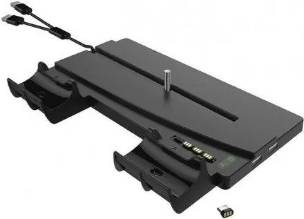 Cтенд (подставка) OIVO для PS5/PS5 DE с зарядной станцией для 2-х геймпадов (чёрный) IV-P5238