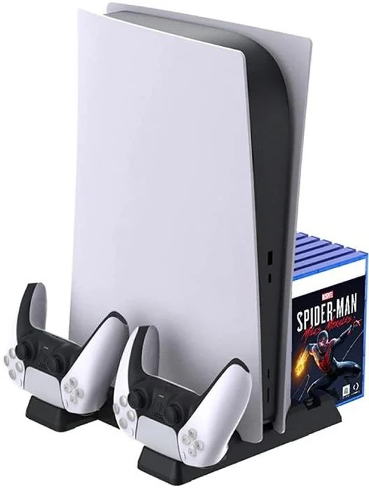 Многофункциональный стенд (подставка) Multi-Functional Cooling Stand для PS5 (TP5-0593) (белый)