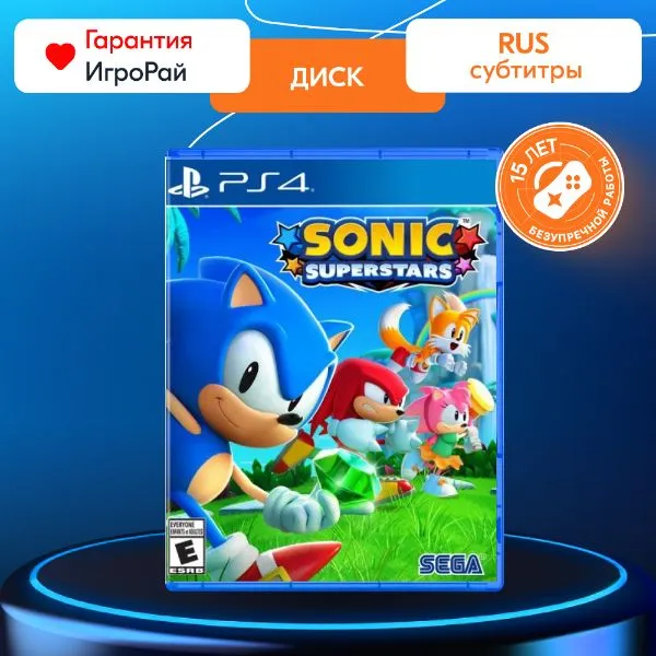 Игра Sonic Superstars (PS4, русские субтитры)