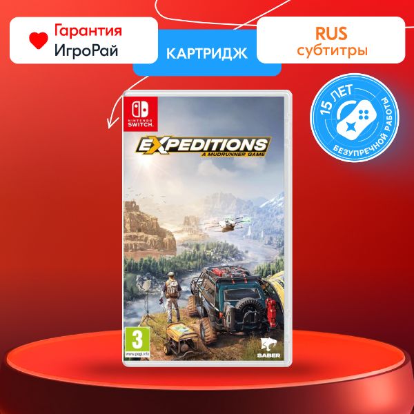 Игра Expeditions: A MudRunner Game (Nintendo Switch, русские субтитры)