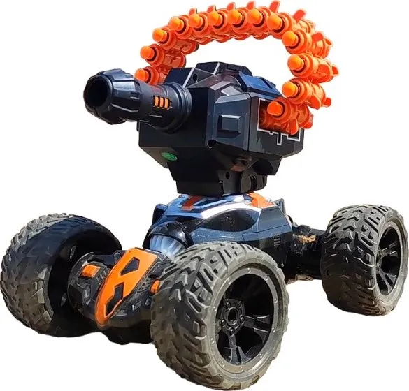Машинка на радиоуправлении с пульками Twist Car Tornado (оранжевая)