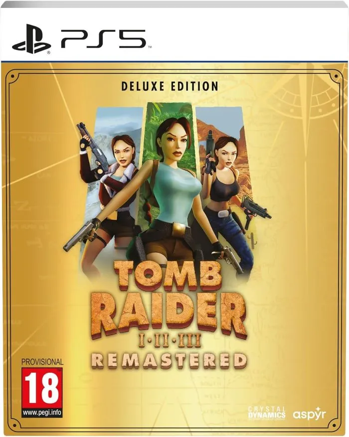 Игра Tomb Raider I-III Remastered Starring Lara Croft Deluxe Edition (PS5, русская версия)