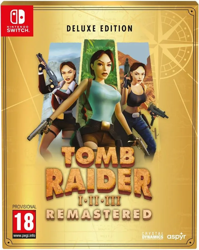 Игра Tomb Raider I-III Remastered Starring Lara Croft Deluxe Edition (Nintendo Switch, русская версия)