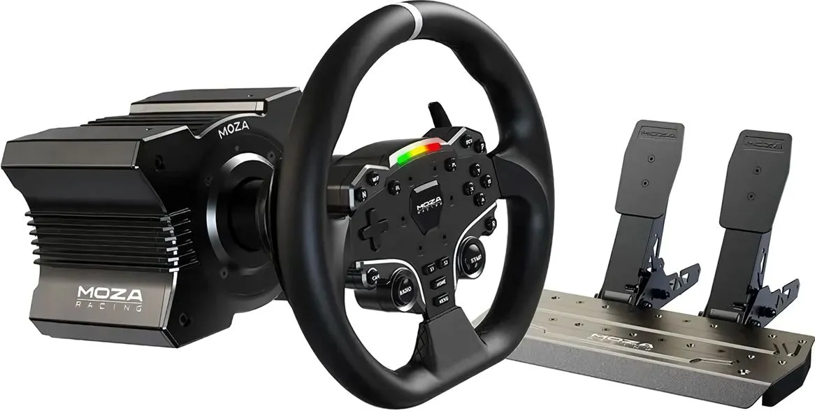 Игровой руль MOZA R5 Bundle (R5 Base, ES Wheel, SR-P Lite double Pedals?R5 Table Clamp) RS20