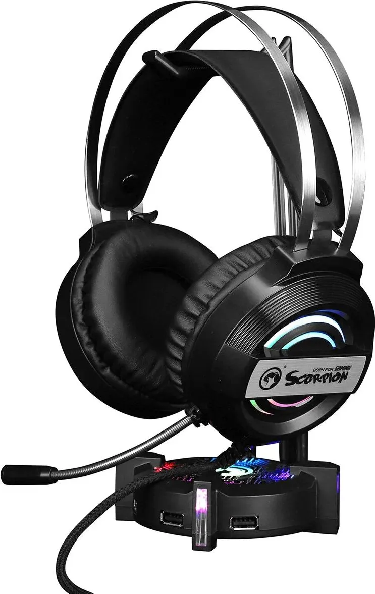 Подставка для наушников Marvo HZ-04 с подсветкой, ПК