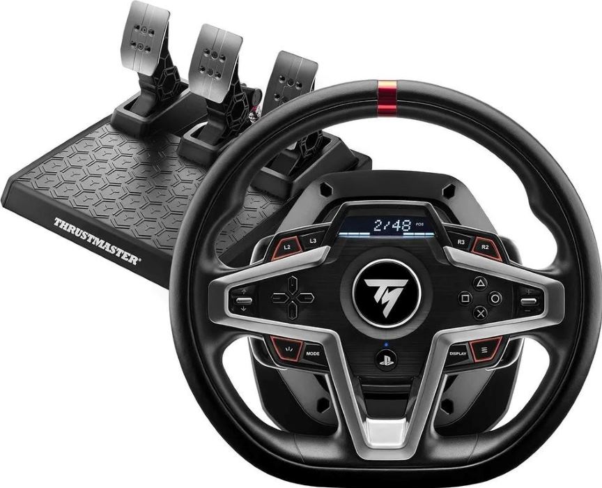 Руль Thrustmaster T248P + педали для PS5, PS4, PC
