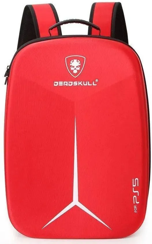 Рюкзак для консоли и геймпадов PS5 DeadSkull Red