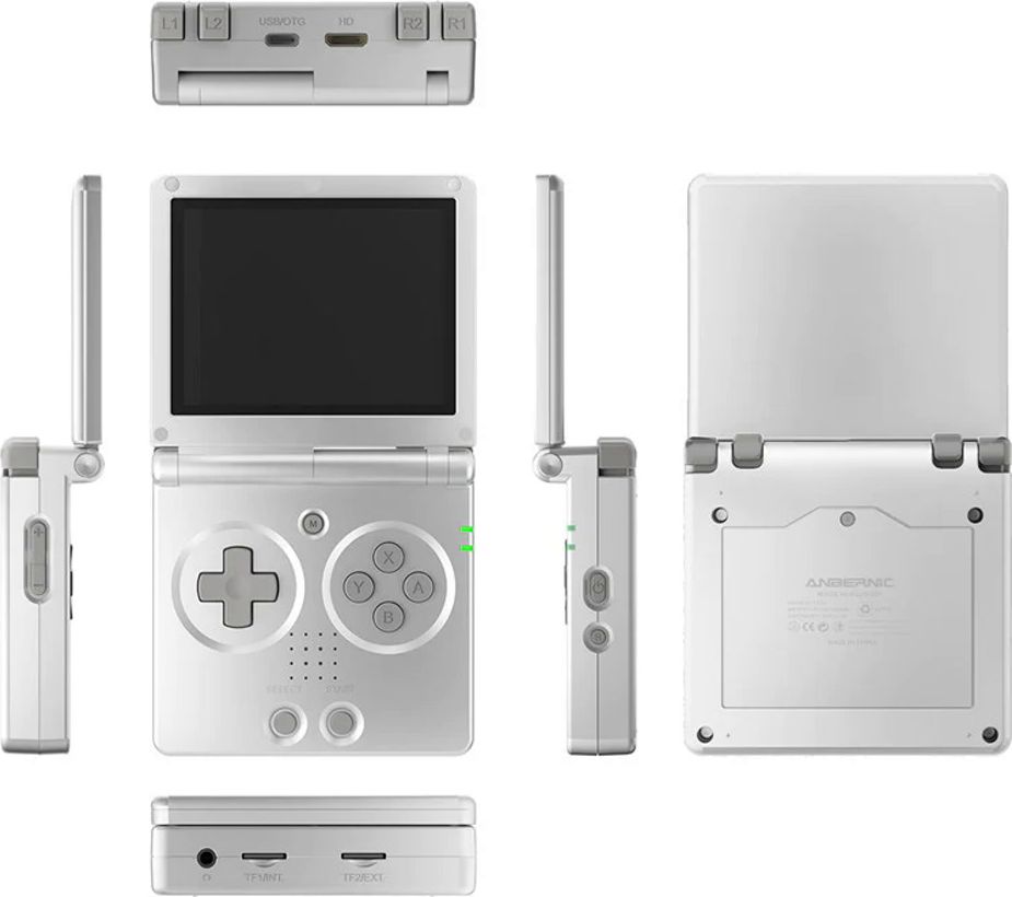 Портативная игровая приставка Anbernic RG35XXSP Silver