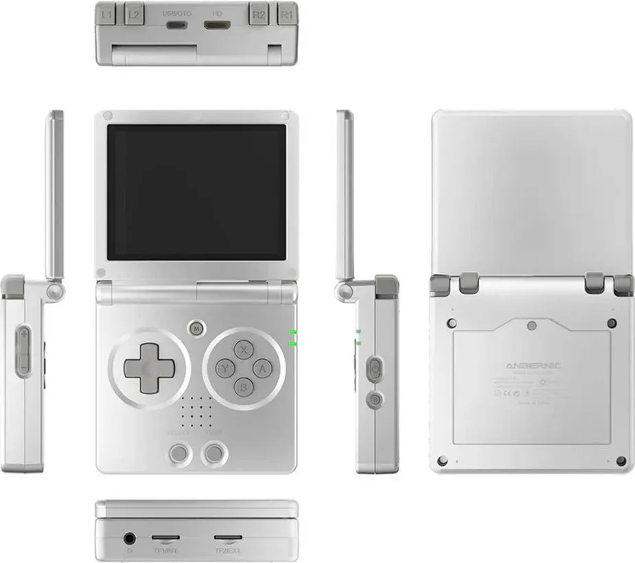 Портативная игровая приставка Anbernic RG35XXSP Silver