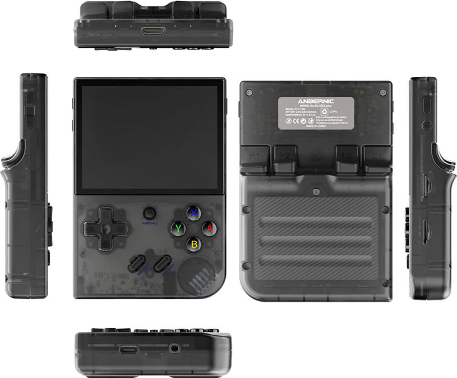 Портативная игровая приставка Anbernic RG35XX Plus Transparent Black