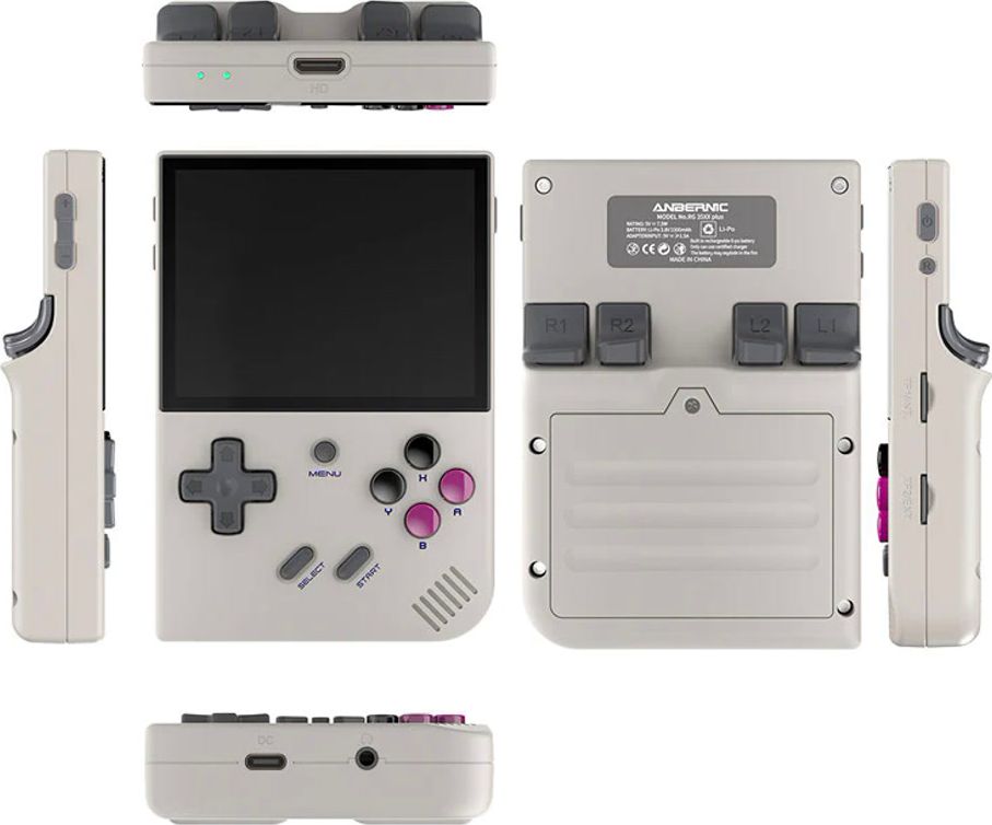 Портативная игровая приставка Anbernic RG35XX Plus Gray