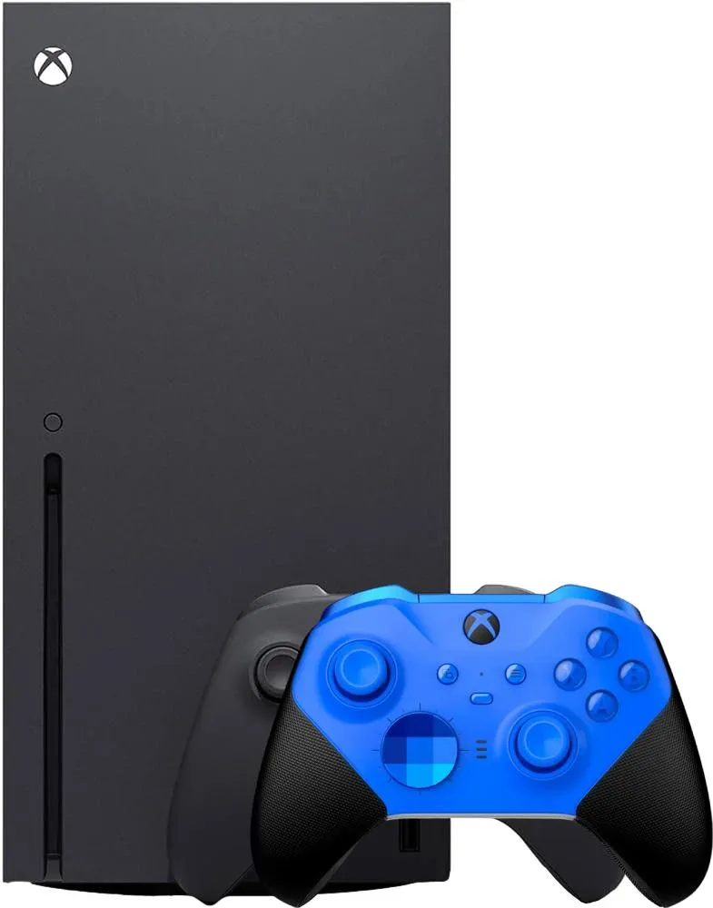 Microsoft XBOX Series X + 2-й геймпад (Elite Series 2 Core, синий)
