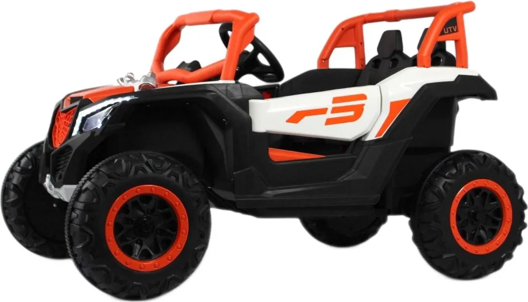 Детский электромобиль RiverToys K444AM оранжевый