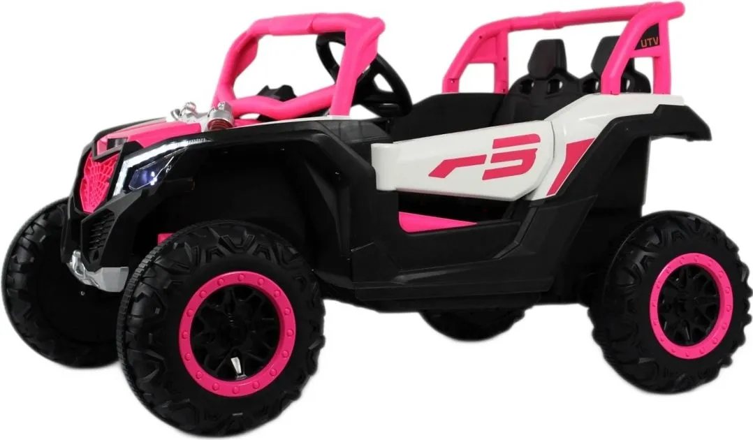 Детский электромобиль RiverToys K444AM розовый