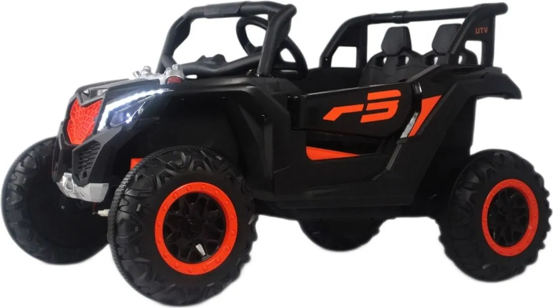 Детский электромобиль RiverToys K444AM черный