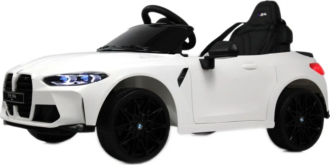 Детский электромобиль RiverToys BMW M4 (A004AA) белый