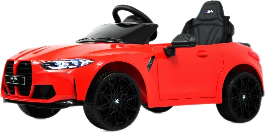 Детский электромобиль RiverToys BMW M4 (A004AA) красный