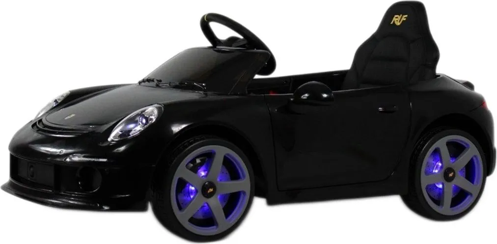 Детский электромобиль RiverToys Porsche 911 RUF (A444AA) черный