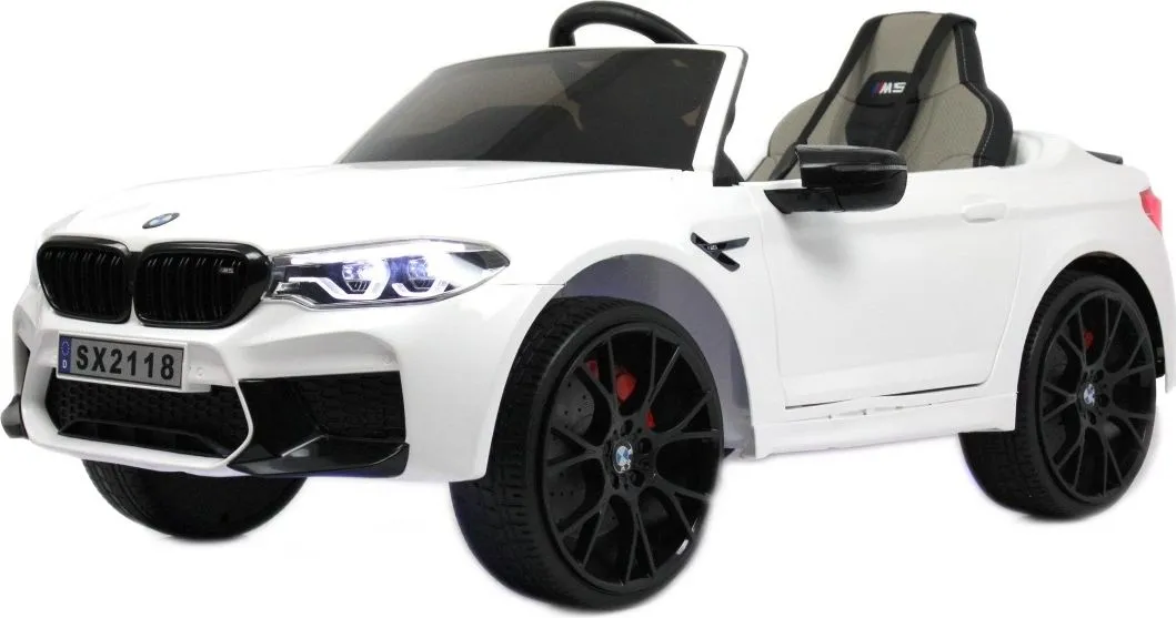 Детский электромобиль RiverToys BMW M5 Competition (A555MP) белый