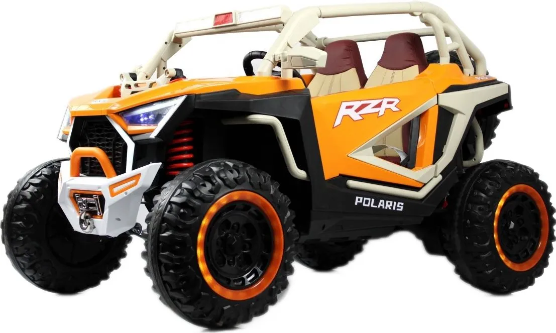 Детский электромобиль RiverToys E001EE оранжевый