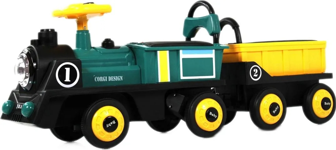 Детский электромобиль RiverToys K008AM зеленый