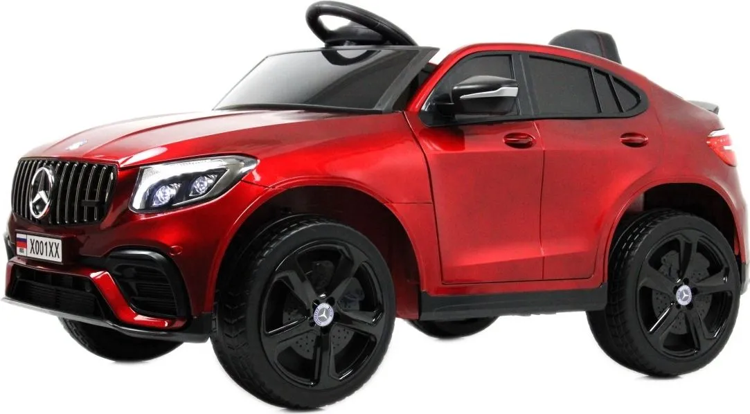 Детский электромобиль RiverToys X001XX красный глянец