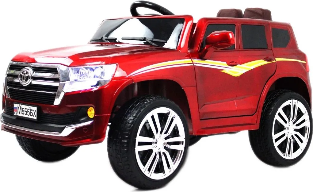 Детский электромобиль RiverToys М555БХ красный глянец