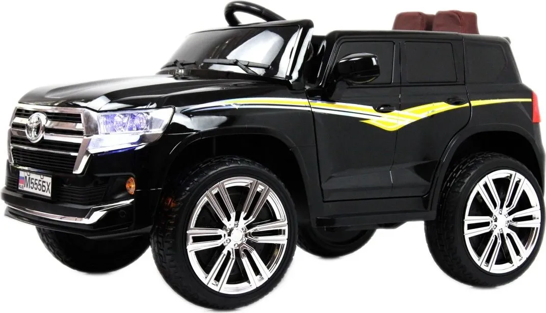 Детский электромобиль RiverToys М555БХ черный глянец