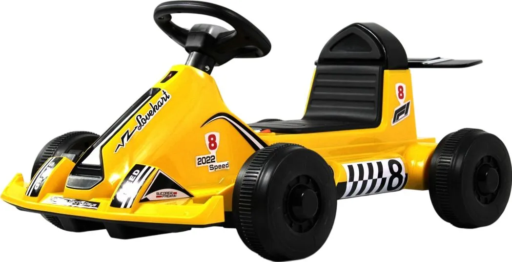 Детский электромобиль RiverToys K008PX желтый