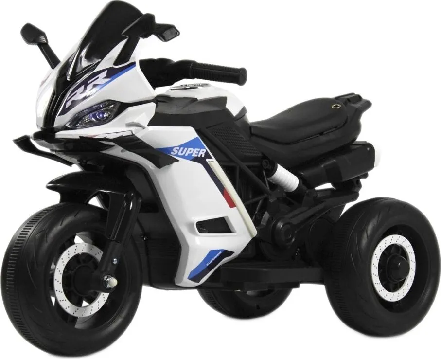 Детский электротрицикл RiverToys K002PX-A белый