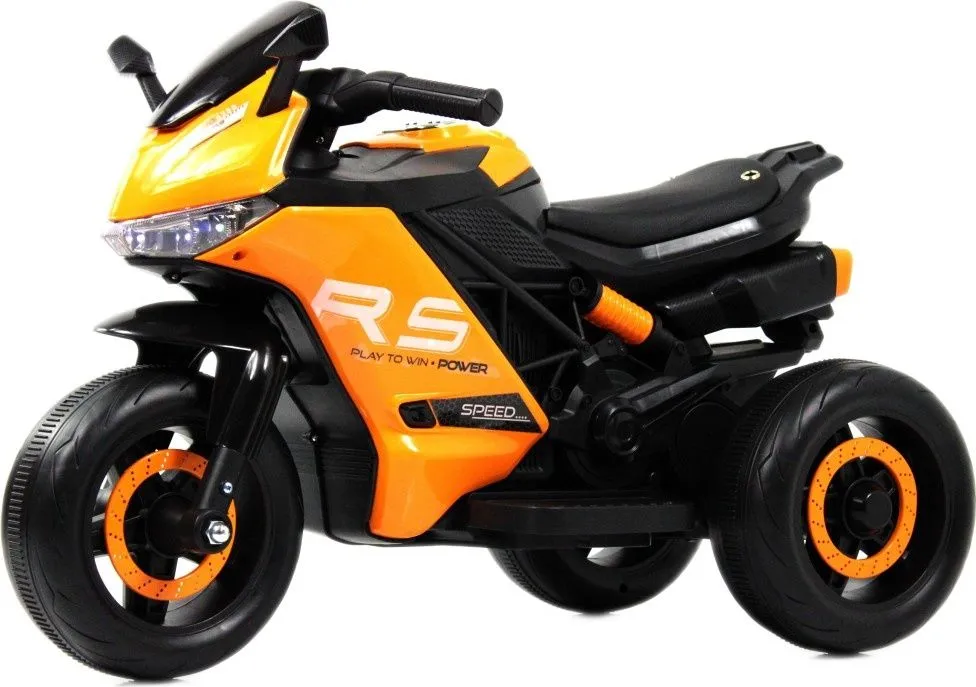 Детский электротрицикл RiverToys K002PX желтый