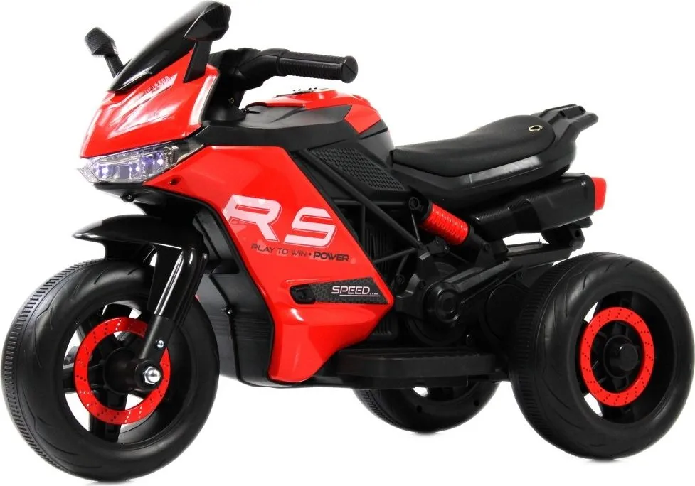 Детский электротрицикл RiverToys K002PX красный