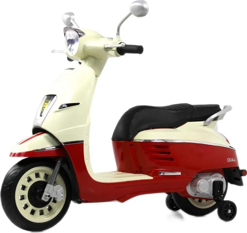 Детский электромотоцикл RiverToys Z222ZZ красный CC