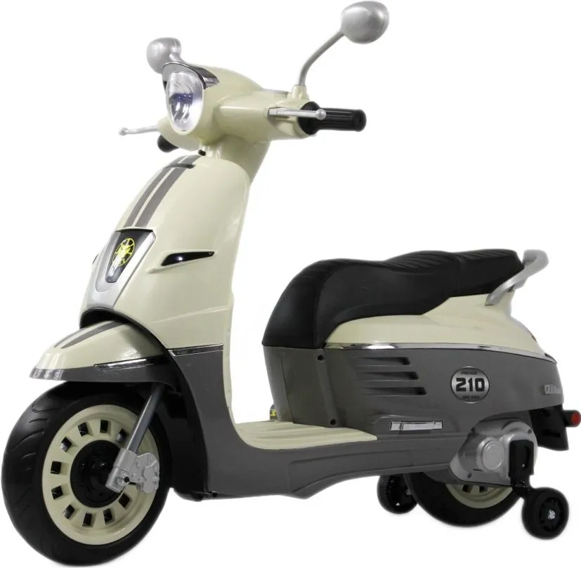 Детский электромотоцикл RiverToys Z222ZZ серый