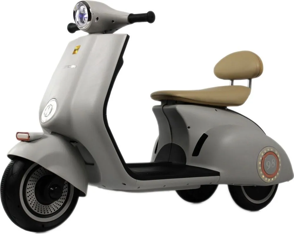 Детский электроскутер RiverToys K777PX-A серый