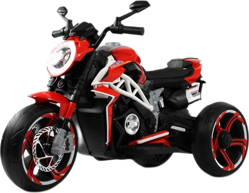 Детский электромотоцикл RiverToys C111MC красный