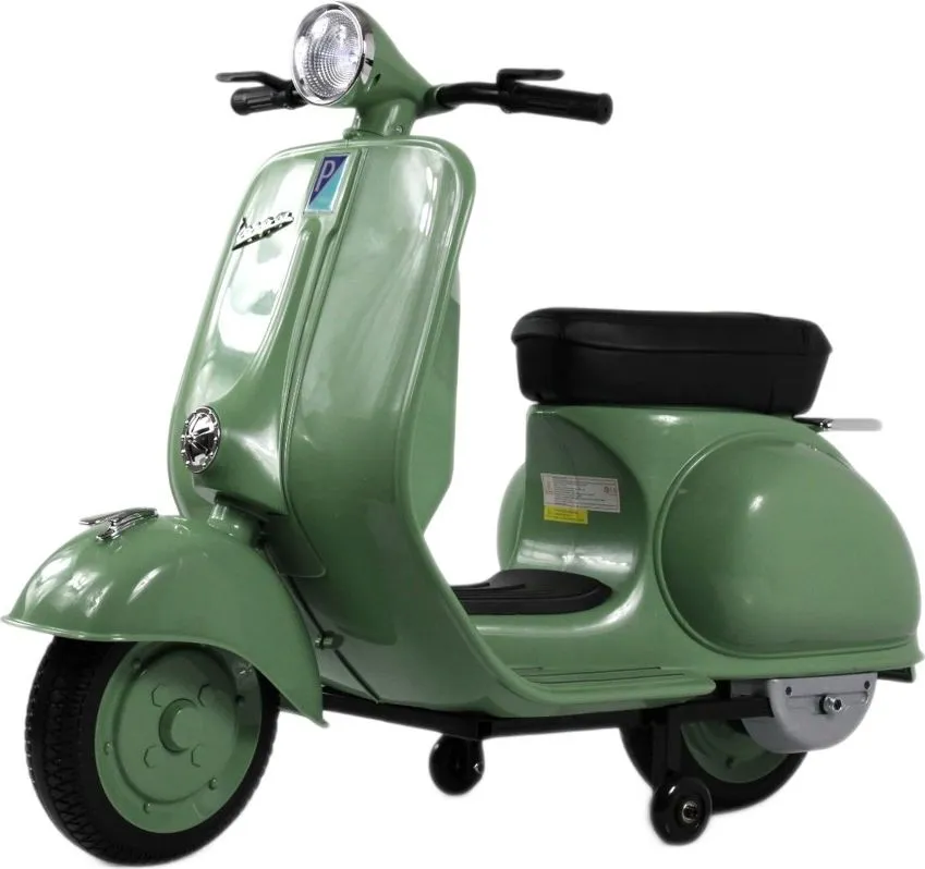 Детский электроскутер RiverToys VESPA (M888MM) зеленый