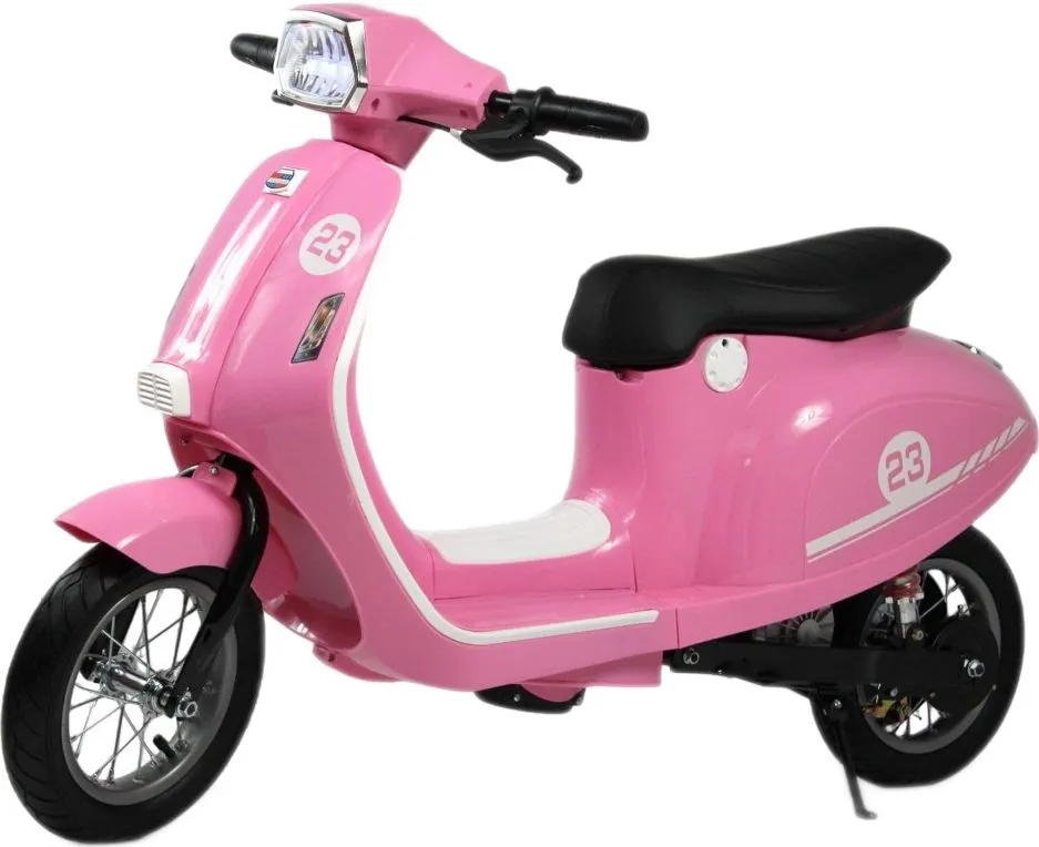 Детский электромотоцикл RiverToys A111AA розовый