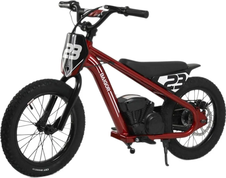 Детский электромотоцикл RiverToys A001AA красный