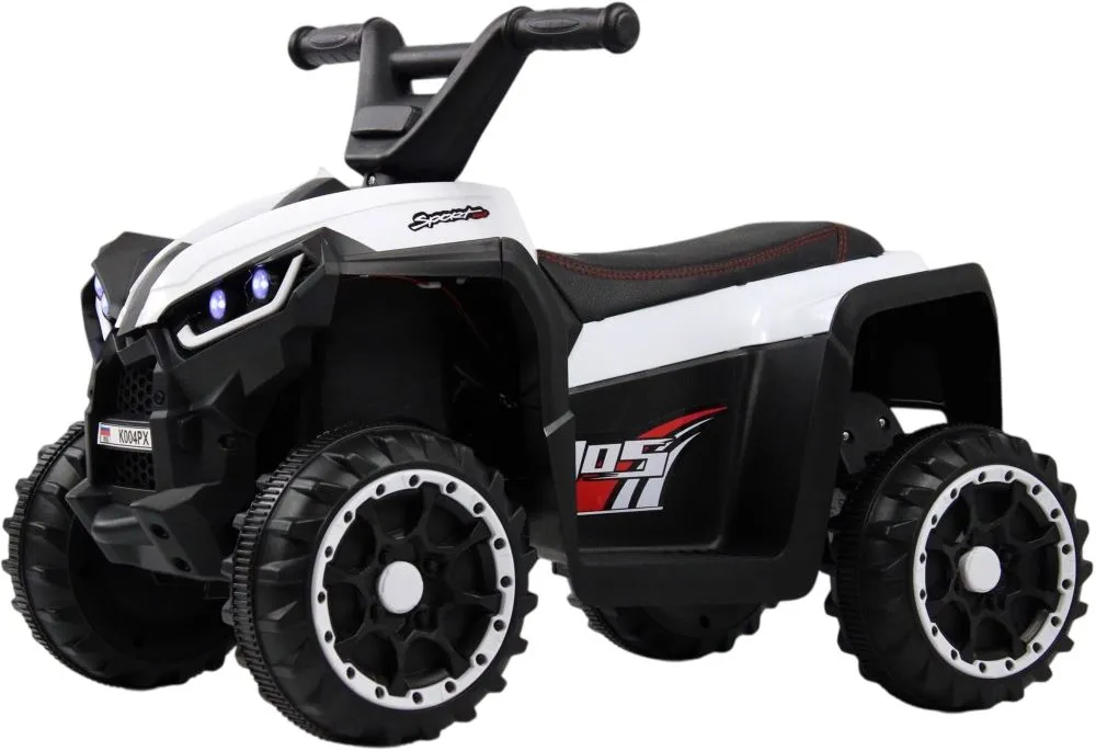 Детский электроквадроцикл RiverToys K004PX белый