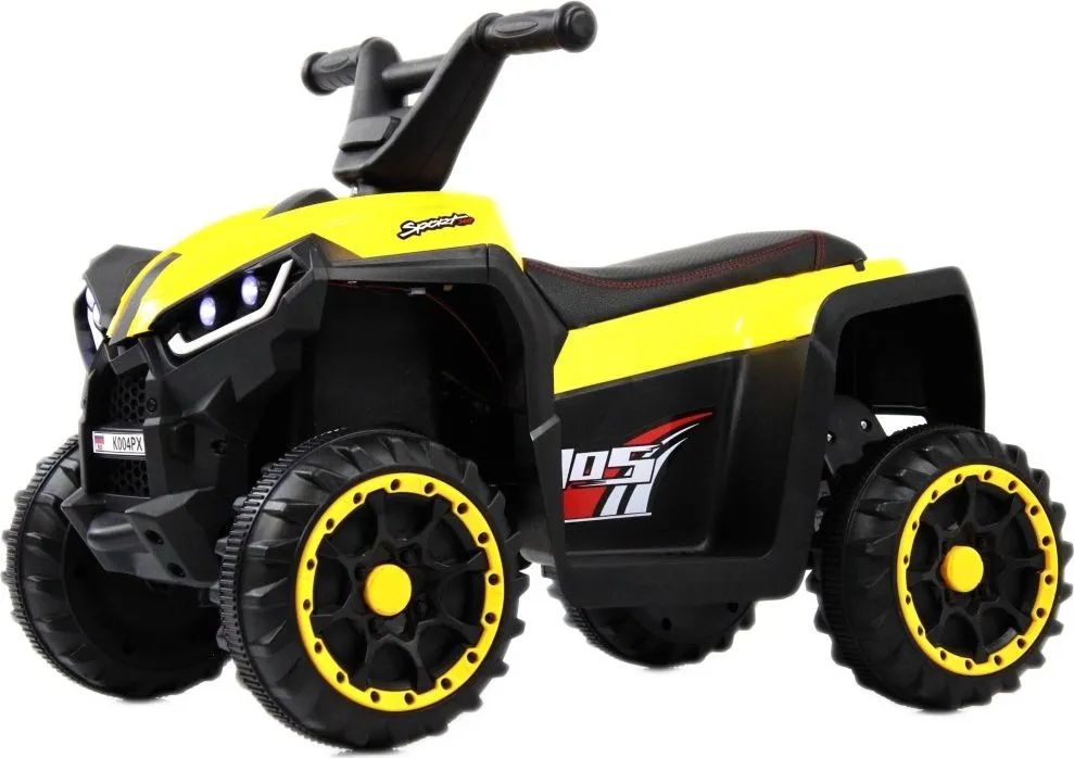 Детский электроквадроцикл RiverToys K004PX желтый