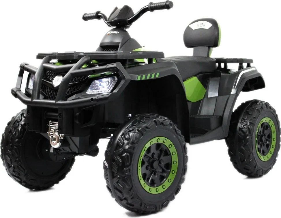 Детский электроквадроцикл RiverToys T001TT 4WD зеленый