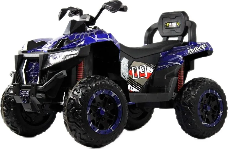 Детский электромобиль RiverToys X999XX синий спайдер